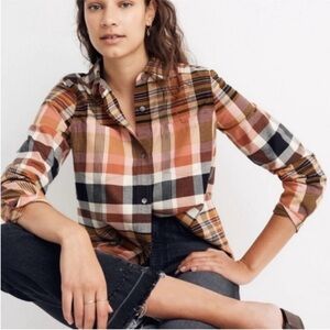 Madewell Classic Plaid Button-Down Shirt